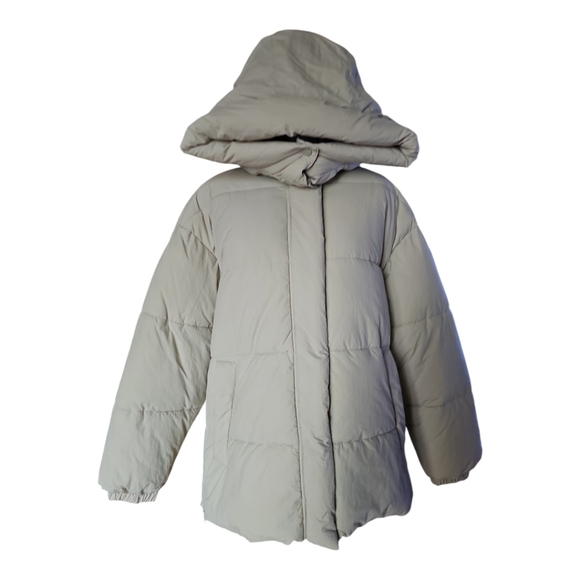 Yellow-Green Puffer Winter Jacket by Zara - Picture 6 of 11